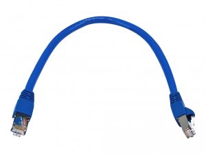 Monoprice 5898 Cat6a  Stp Ethernet  Cable_ 1ft Blue