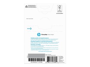 Hp CR758A Hp Everyday Photo Paper, Glossy, 4x6, 50 Sheets. Affordable 