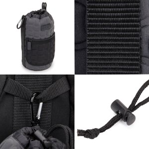 Generic GRFXLCL100BKWS Usa Gear Flexarmor X Large Lens Case Pouch With