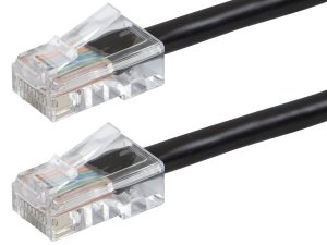 Monoprice 13089 Zeroboot Cat5e Ethernet Patch Cable 0.5ft_ Black