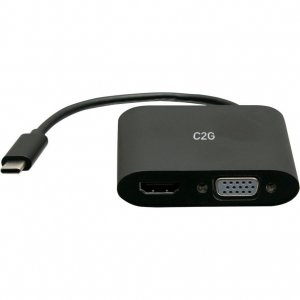 C2g C2G29830 Usb-c To Hdmi And Vga Mst Adap