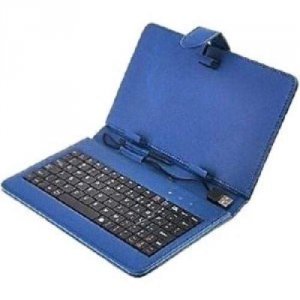 Worryfree BLU-KEY-7 7in Blue Micro Usb Keyboard