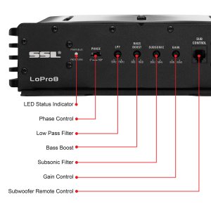 Sound LOPRO8 Soundstorm Low Profile 8 600w Amplified Subwoofer