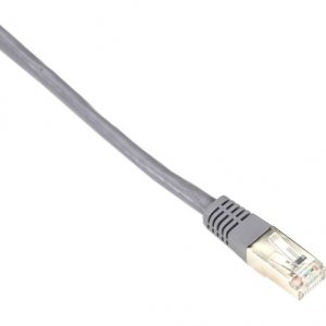 Black EVNSL0172GY-0002 Cat5e Shld Patch Cable 2 Feet 26 Awg