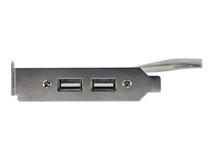 Startech BH1602 2 Port Usb A Female Low Profile Slot Plate Adapter - A