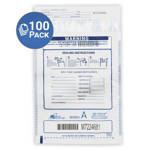 Royal RMTE-912AC Tamper Evident Cash Bags-clr