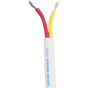 Ancor 123910 Safety Duplex Cable - 82 Awg - Redyellow - Flat - 10039;