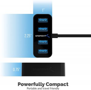 Sabrent HB-MNCB 4port Usb-c To Usb 3.0 Mini