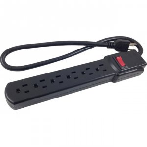 Comprehensive CPWR-SP6-6B 6ft Surge Protector Blk