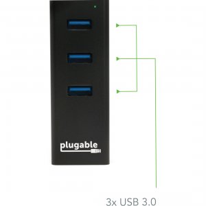 Plugable USB3-HUB3ME Plugable Usb 3-port Hub With Ethernet