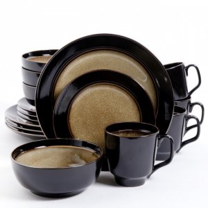 Gibson 92059.16 Elite Bella Galleria 16 Piece Stoneware Dinnerware Set