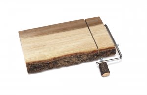 Clipper 1032 Acacia Bark Slab Cheese Slicer