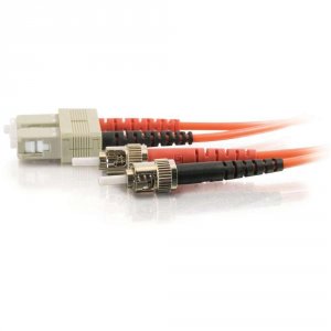 C2g 11158 Sc-st 62.5125 Om1 Duplex Multimode Fiber Optic Cable (taa Co