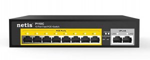 Netis P110C Netis 8-port 100m Poe Switch With 120w Power Budget