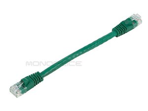 Monoprice 9843 Cat6 24awg Utp D Cable_ 6-inch Green