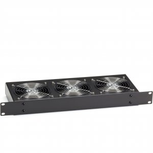 Black RM075-220V-R2 Rackmount Fan Tray, Horizontal, 220v