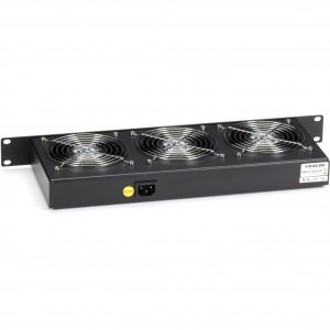 Black RM075-220V-R2 Rackmount Fan Tray, Horizontal, 220v