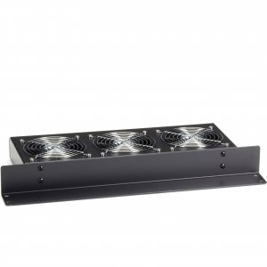 Black RM075-220V-R2 Rackmount Fan Tray, Horizontal, 220v