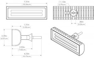 Lumitec 101133 Maxillume2 - High Powerpedestal Mount Flood Light - Bru