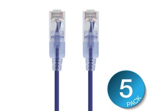 Monoprice 16313 Slimrun Cat6a Ethernet Patch Cable-snagless Rj45-550mh