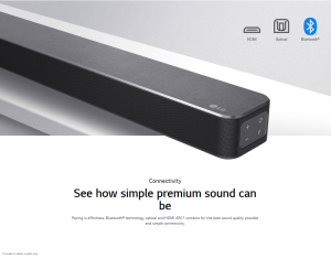 Lg SN5-Y High-res Audio Soundbar With Dts Virtual X