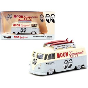 Tarmac T64S-005-ME1 Volkswagen Type Ii (t1) Panel Van Cream And Gray W