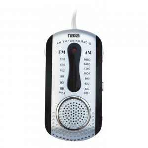 Naxa NR721BK Naxa(r)  Amfm Mini Pocket Radio With Speaker (black)