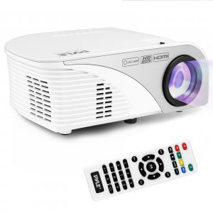 Pyle PRJG95 Digital Multimedia Projector With 1080p Support, Up To 120