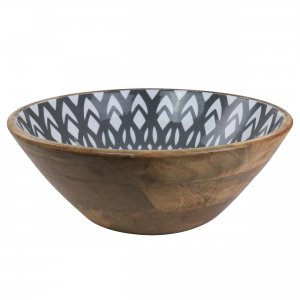 Thirstystone ELM-1494625 Large Mango Wood Serving Bowl 160oz