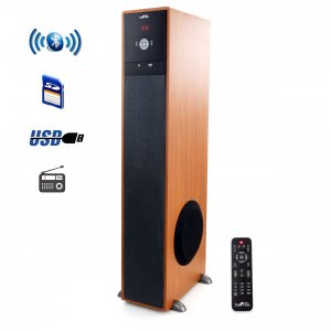 Befree BFS-TW91BT-RB Sound Bluetooth Powered Tower Speaker In Natural 