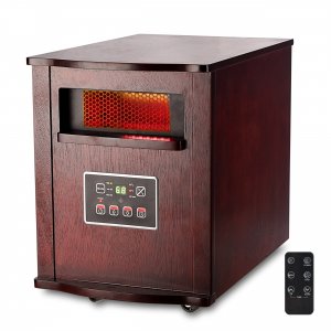 Optimus H-8010 Infrared Quartz Heater With Remote