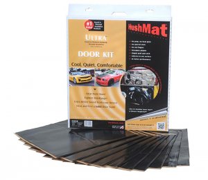 Hushmat NUM 10200 Ultra Door Kit Black-ten 12x12 Sheets (10 Sq. Ft.)