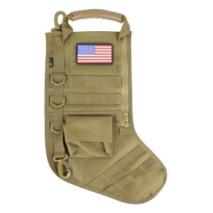 Osage ORRUTSUSAPK Ruck Up Tactical Stocking W Usa Patch - Khaki