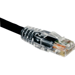 Weltron 90-C5ECB-BK-007 7ft Cat 7e Black Rj47 Snagless Network Patch C