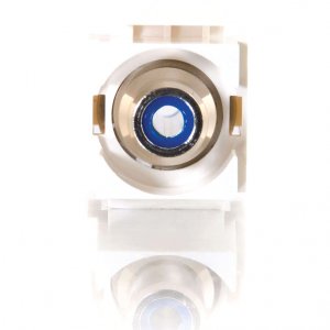 C2g 03340 White Rca Keystone Jack - Blue