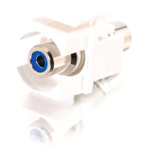 C2g 03340 White Rca Keystone Jack - Blue