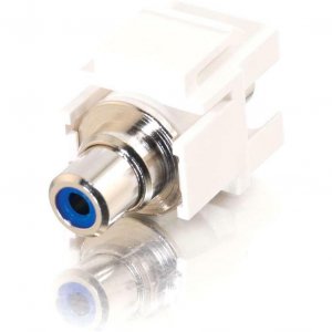 C2g 03340 White Rca Keystone Jack - Blue