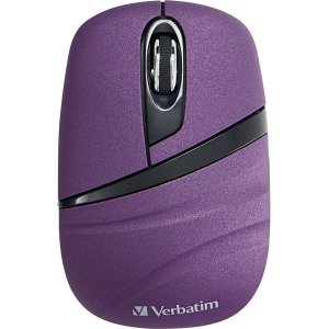 Verbatim 70707 , Wireless Mini Travel Mouse, Commuter Series, Purple