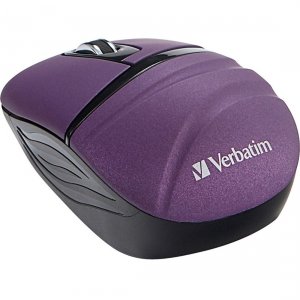 Verbatim 70707 , Wireless Mini Travel Mouse, Commuter Series, Purple