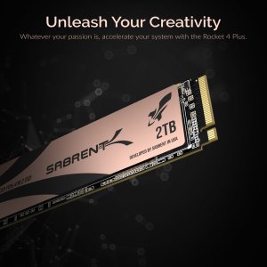 Sabrent SB-RKT4P-2TB 2tb Rocket 4 Plus Nvme 4.0 Gen4