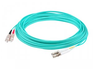 Addon ADD-SC-LC-0-3M5OM4 0.3m Lcsc Mm Aqua Om4 Fiber Patch Cbl