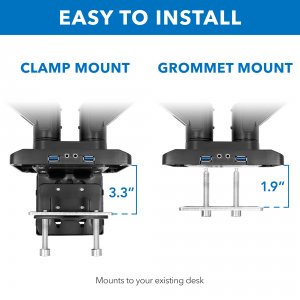 Relaunch MI-4772 Dual Monitor Mount