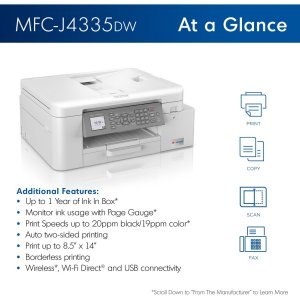 Original Brother MFC-J4335DW Inkvestment Tank Mfc-j4335dw Inkjet Multi