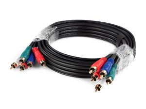 Monoprice 320 Comp 5-rca Va Coax 6ft - Black