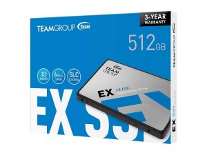 Team T253E2512G0C101 Team 2.5 Std Sata3 Ex2 512gb Retail