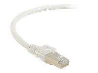 Black C6APC80S-WH-07 Gigatrue 3 Cat6a Patch Cord White 7ft