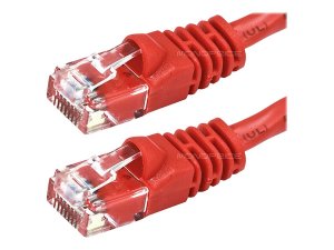 Monoprice 2385 Cat6 Bare Copper 25ft - Red Crossover