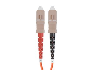 Monoprice 38235 Om1 Fiber Optic Cable -lcupc-scupc_ Multi Mode_ Duplex