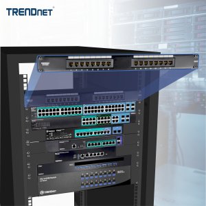 Trendnet Q72900 Tc-p16c6 16-port Cat6 Rj-45 Utp 19inch Rackmount Patch