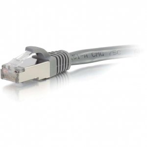 C2g 00653 30ft Cat6a Snagless Shielded (stp) Network Patch Cable - Gra